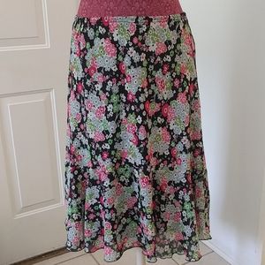 CATO floral skirt size L